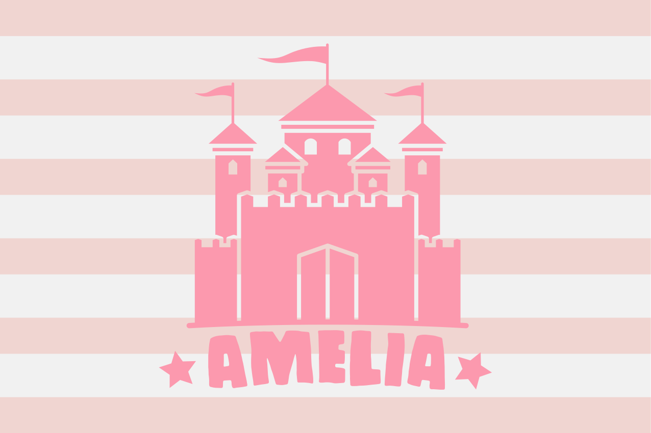 Set de table enfant château avec drapeaux - TenStickers