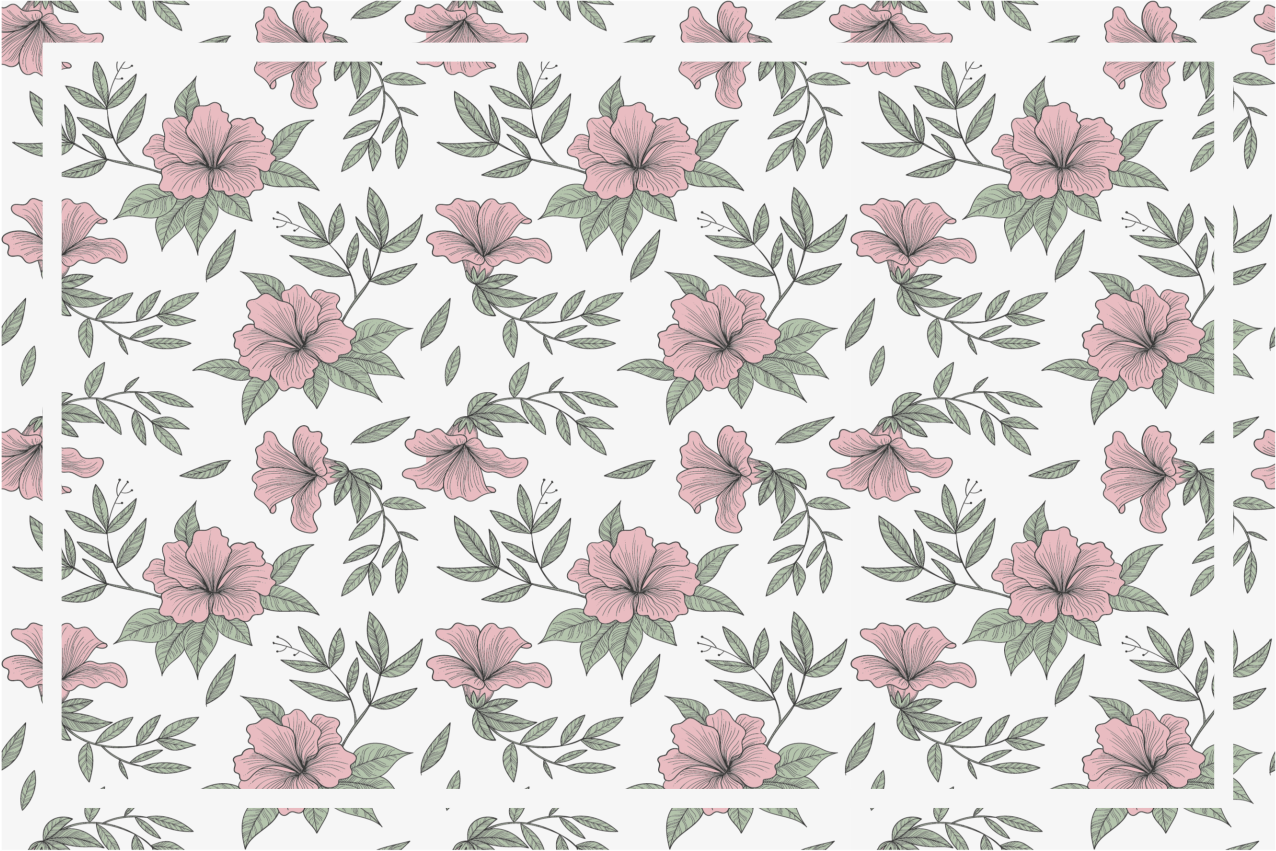 Set de table original composition florale - TenStickers
