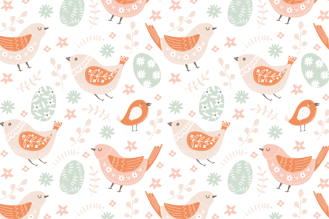 Set de table enfant motifs d'oiseaux charmants - TenStickers