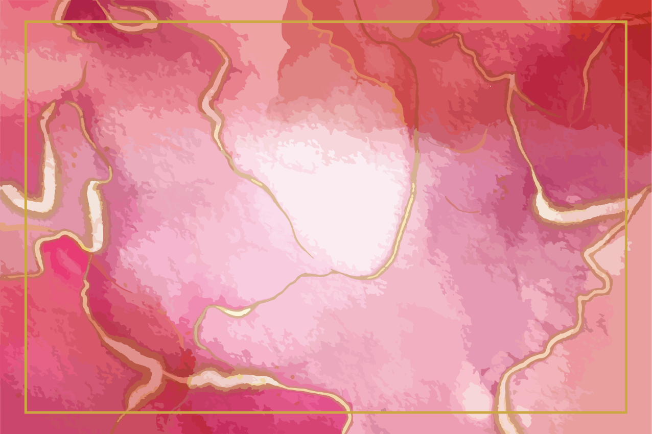 Set de table en marbre rose élégant - TenStickers