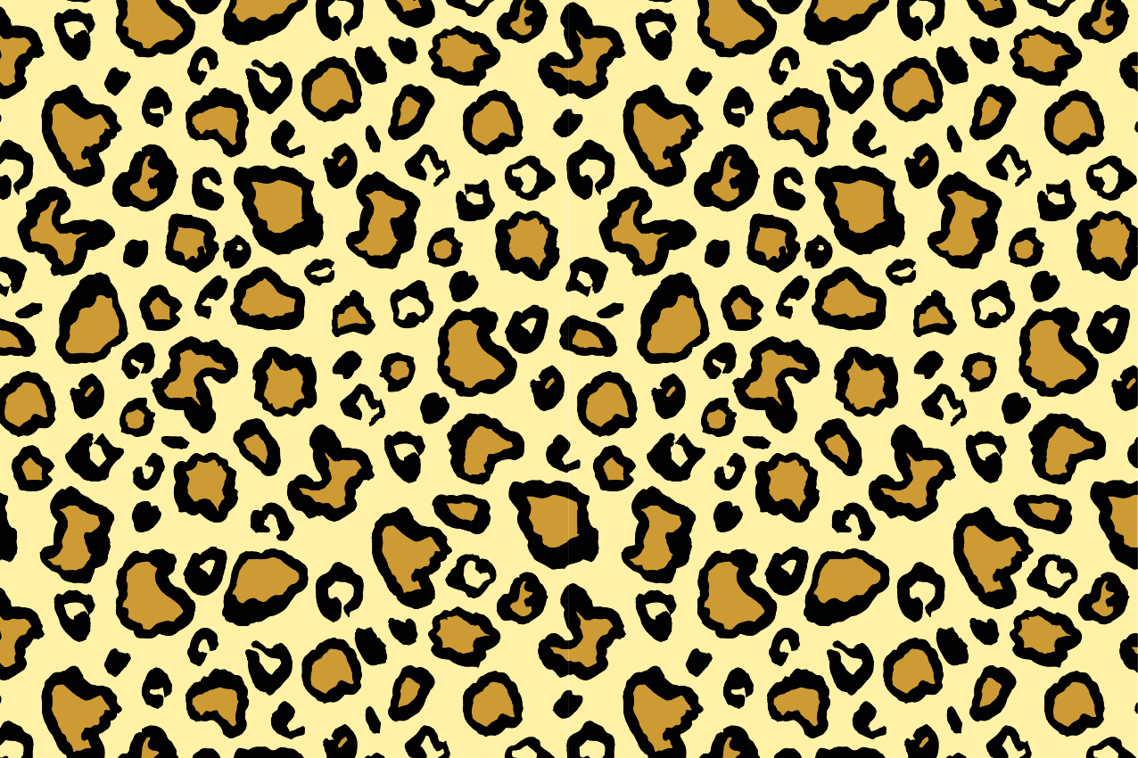 Set de table original motif peau de léopard - TenStickers