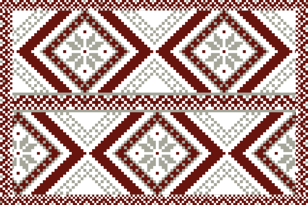Set de table motif géométrique texturé - TenStickers