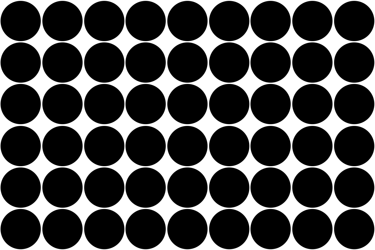 Set de table motif circulaire abstrait - TenStickers