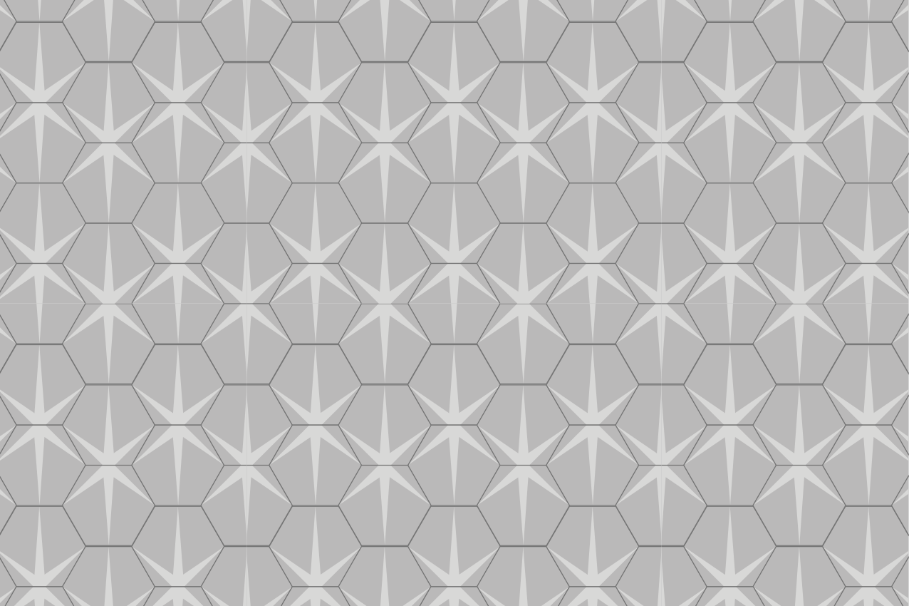 Set de table motif étoile hexagonal - TenStickers