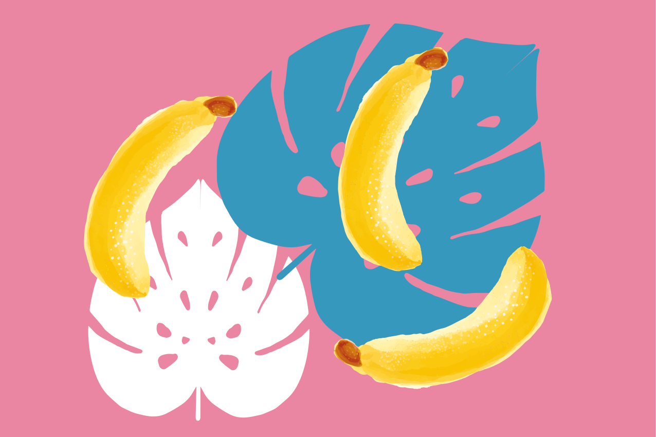 Set de table enfant motif banane tropicale - TenStickers