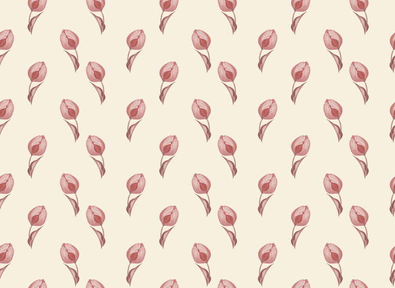 Set de table original motif fleurs délicates - TenStickers
