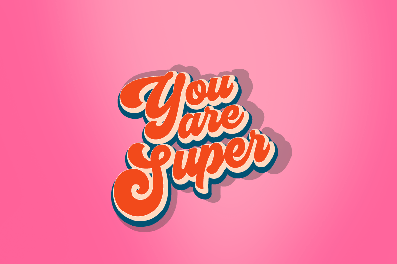 Set de table design citation affirmation positive - TenStickers
