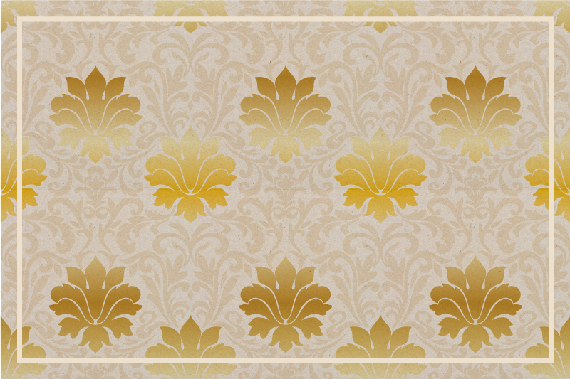 Set de table fond floral élégant - TenStickers