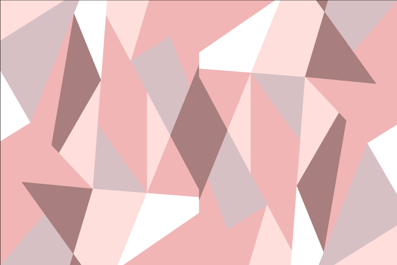 Set de table moderne fond de formes géométriques - TenStickers