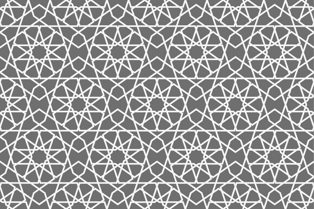 Set de table motif géométrique rectangle - TenStickers