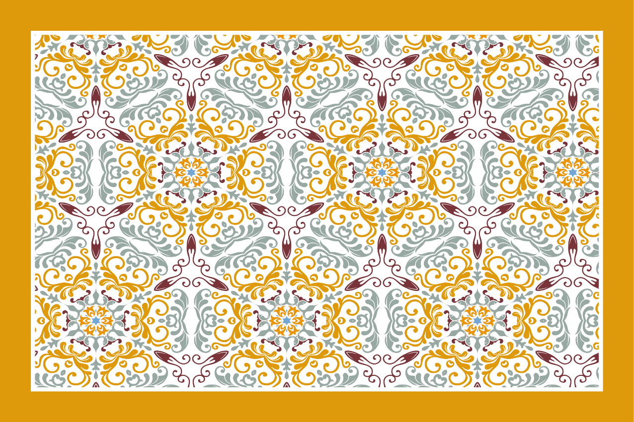 Set de table original motif ornemental élégant - TenStickers