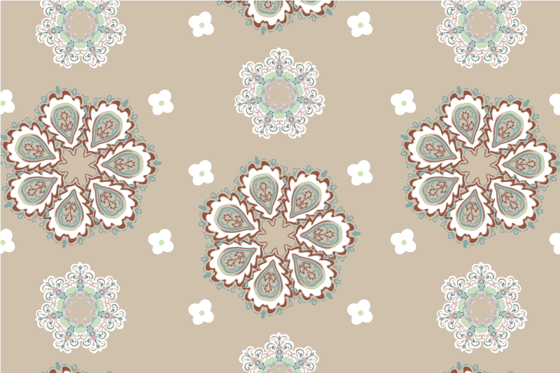 Set de table motifs floraux élégants - TenStickers