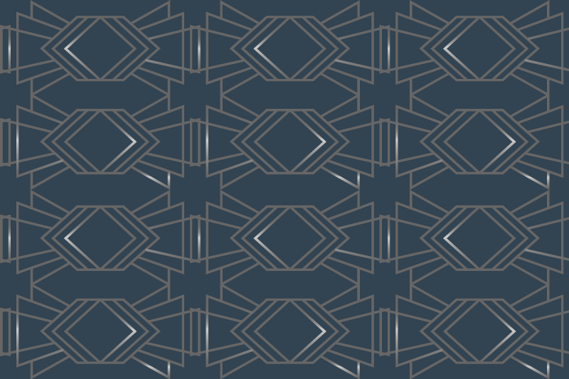 Set de table moderne Élément géométrique élégant - TenStickers