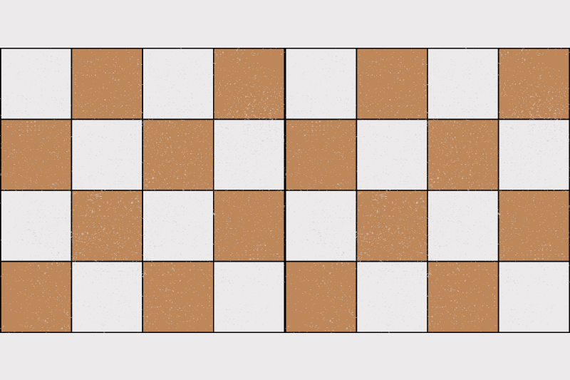 Set de table motif damier - TenStickers