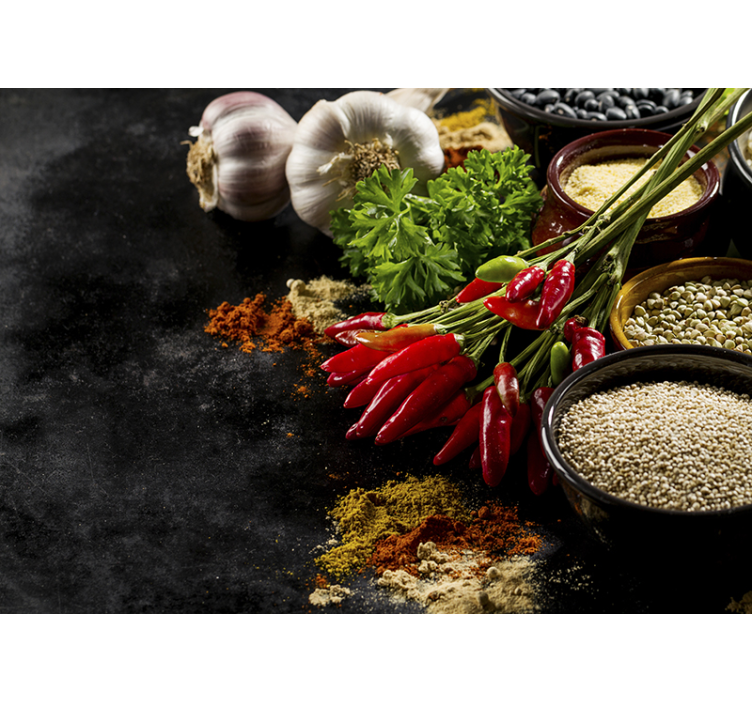 Epices 3d mur s photo - TenStickers