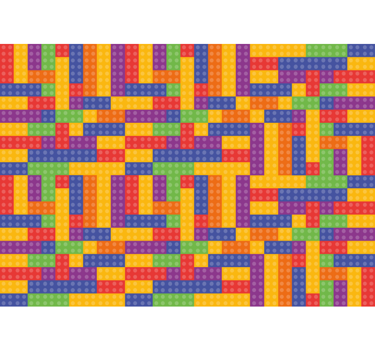 Tapisserie textures et motifs motif de blocs colorés - TenStickers