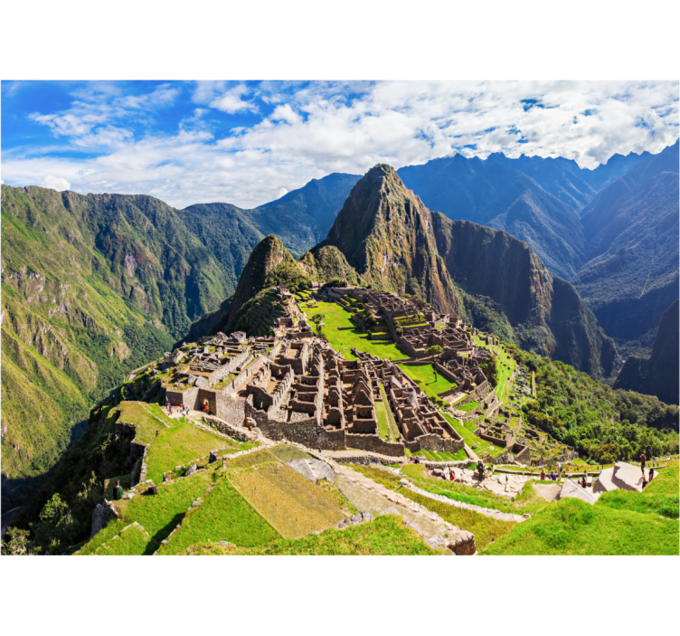 Tapisserie villes et pays paysage du machu picchu - TenStickers