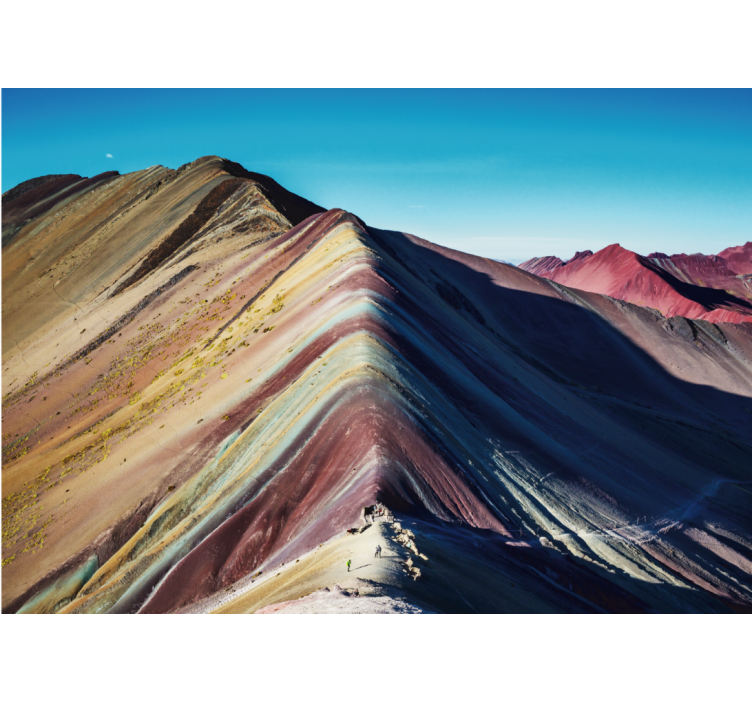 Tapisserie montagne paysage montagneux vibrant - TenStickers