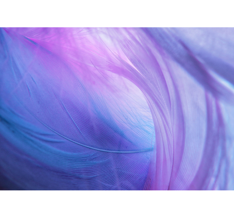 Tapisserie abstraite vagues de couleurs douces - TenStickers