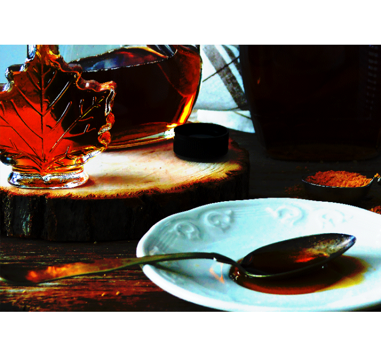 Tapisserie murale graffiti délice au sirop d'érable - TenStickers