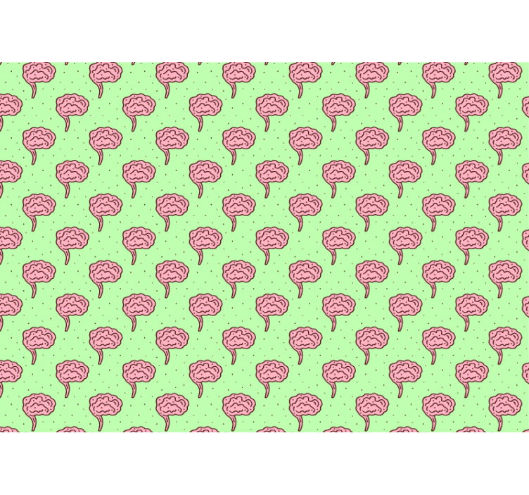 Tapisserie autres fleurs fleurs cérébrales stylisées - TenStickers