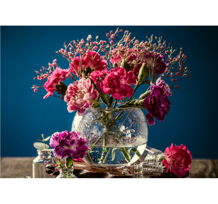 Tapisserie fleur composition de fleurs Éveillées - TenStickers