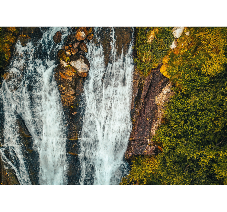 Tapisserie cascade paysage de grande cascade - TenStickers