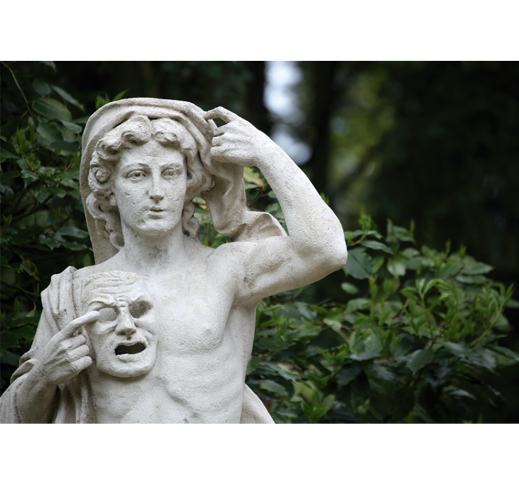 Tapisserie art classique affichage de sculptures classiques - TenStickers