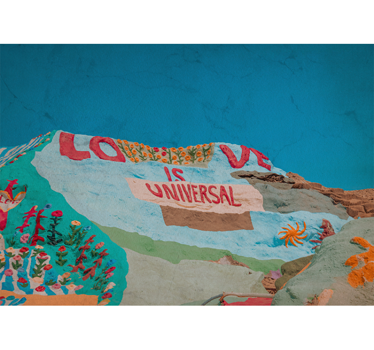 Tapisserie amour l'amour est universel - TenStickers