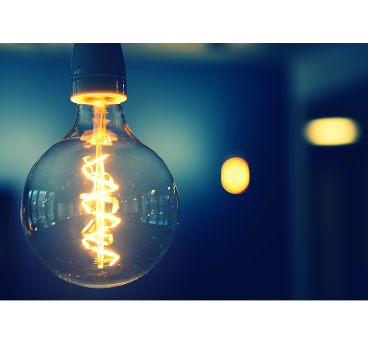 Tapisserie phrase luminaire élégant - TenStickers