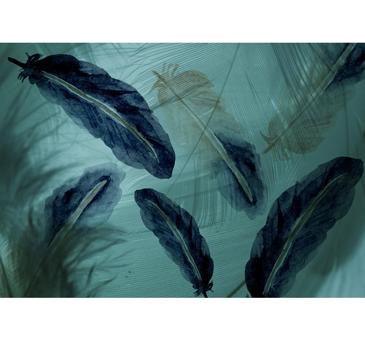 Tapisserie autres fleurs motifs de feuilles Élégantes - TenStickers