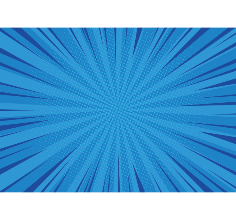 Tapisserie murale graffiti Éclat bleu dynamique - TenStickers