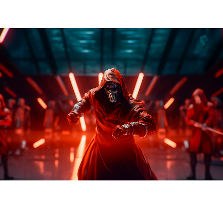 Tapisserie murale guerrier maléfique galactique - TenStickers