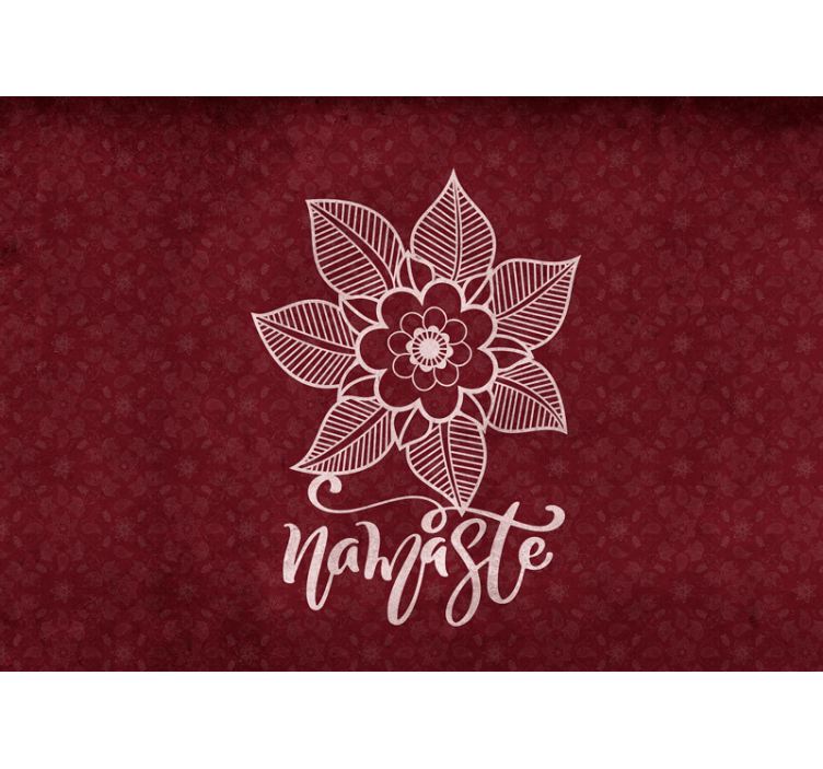 Tapisserie fleur composant botanique élaboré - TenStickers