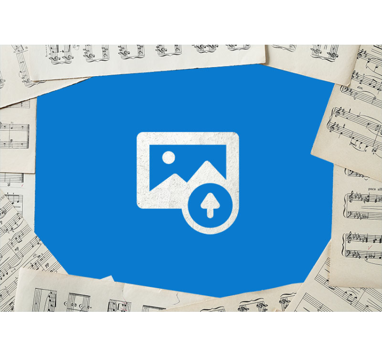 Tapisserie chambre ado guitare et partitions - TenStickers