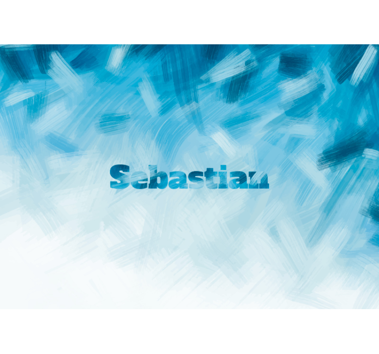 Tapisserie personnalisable création de nom personnalisée - TenStickers