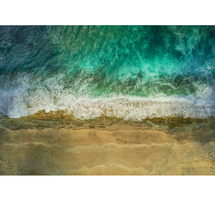 Tapisserie nature aménagement végétal côtier - TenStickers