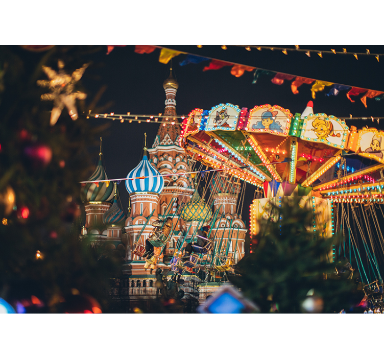 Tapisserie villes et pays carnaval de la saint-basile - TenStickers