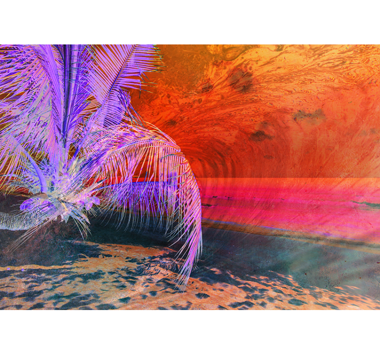 Tapisserie nature Évasion plage tropicale - TenStickers