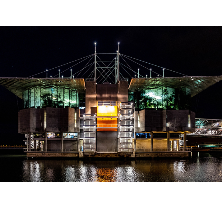 Tapisserie villes et pays architecture urbaine futuriste - TenStickers