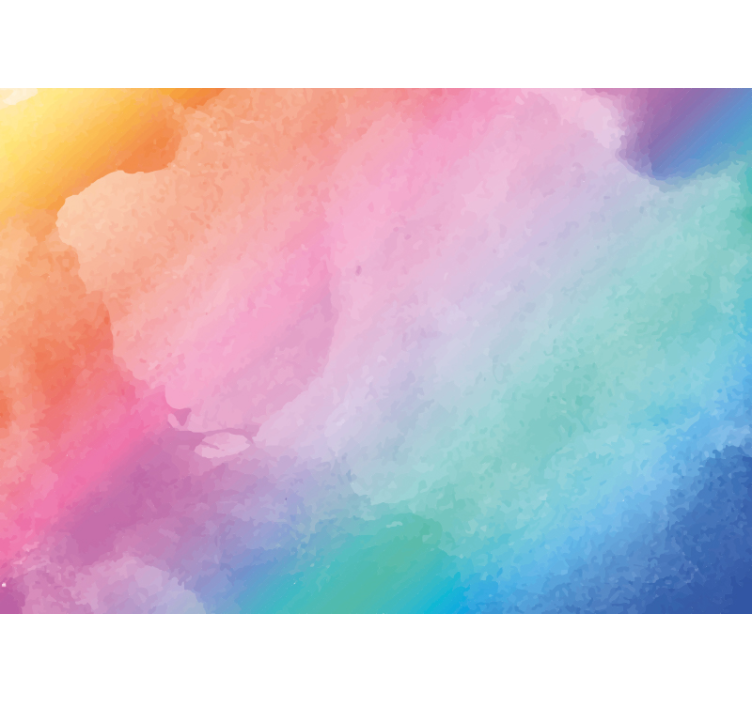 Tapisserie abstraite marques de pinceau vives - TenStickers