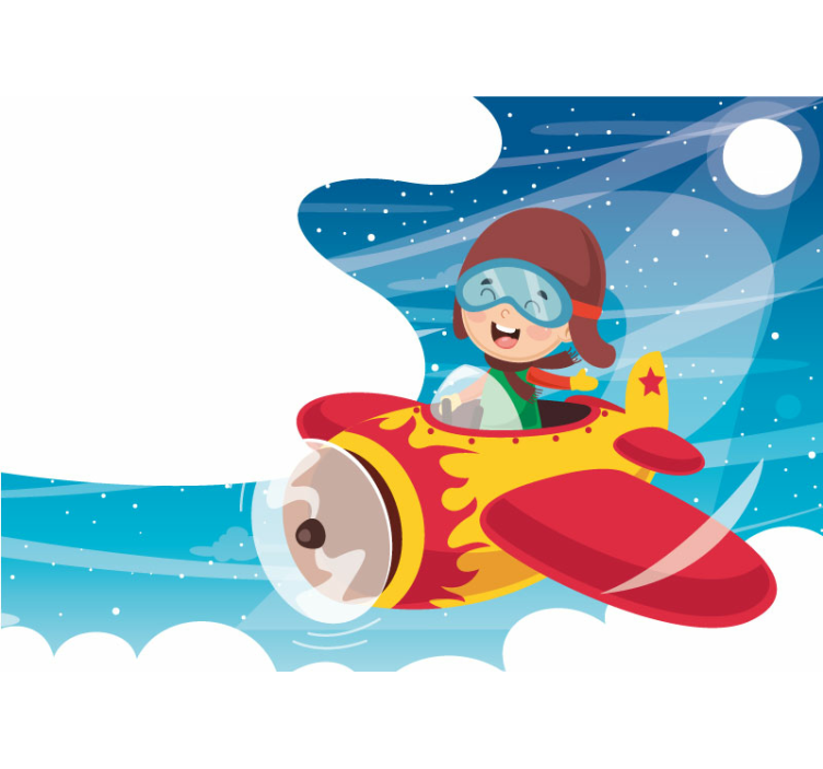 Tapisserie amour aventure ludique pour enfants - TenStickers