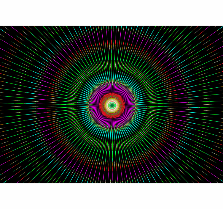 Papier peint mural mandalas Mandala kaleido - TenStickers