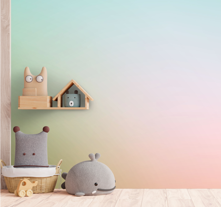 Tapisserie chambre enfant animaux mignons - TenStickers