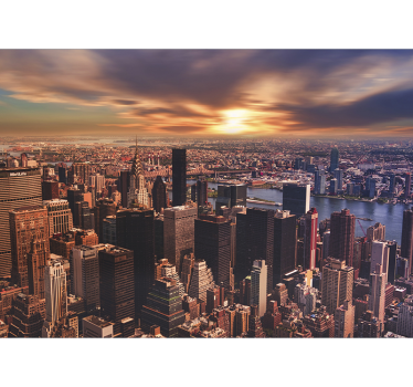 Papier peint le matin à new york - TenStickers