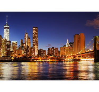 s photo new york manhattan à l'aube - TenStickers