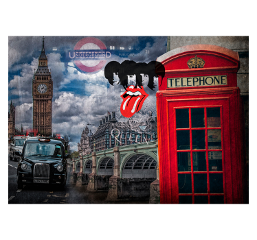 Collage de papier peint londres - TenStickers