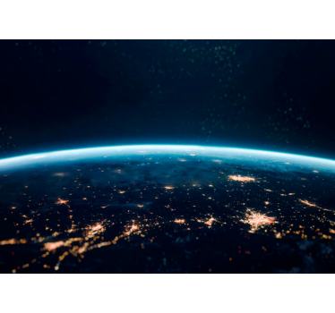 Photo murale paysage La terre la nuit - TenStickers