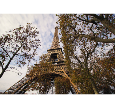 Tapisserie paris perspective scénique de la tour eiffel - TenStickers