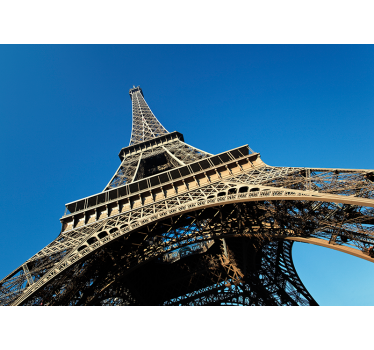 Tapisserie paris point de vue de la tour eiffel - TenStickers